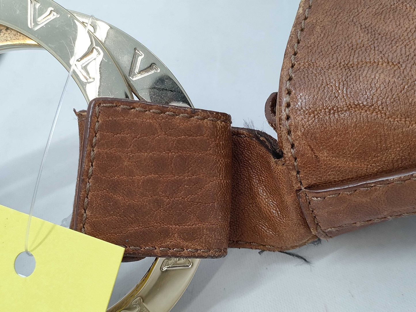 BVLGARI Leather Gold Hardware One-Shoulder Shoulder Bag