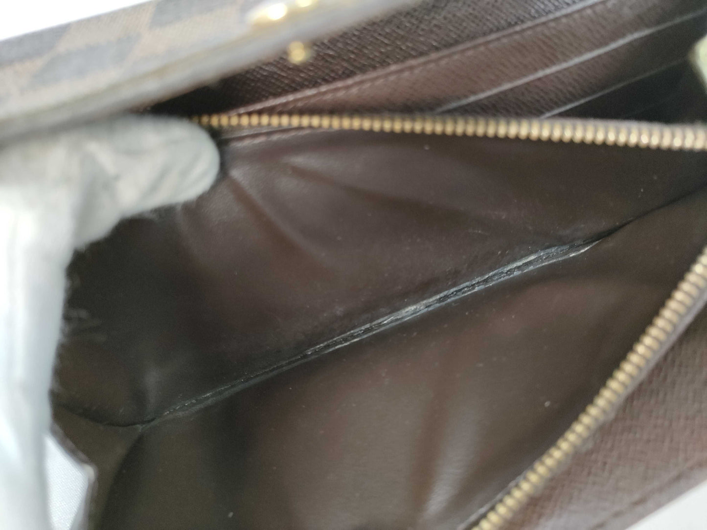 LOUIS VUITTON Damier Portefeuille Sarah Wallet