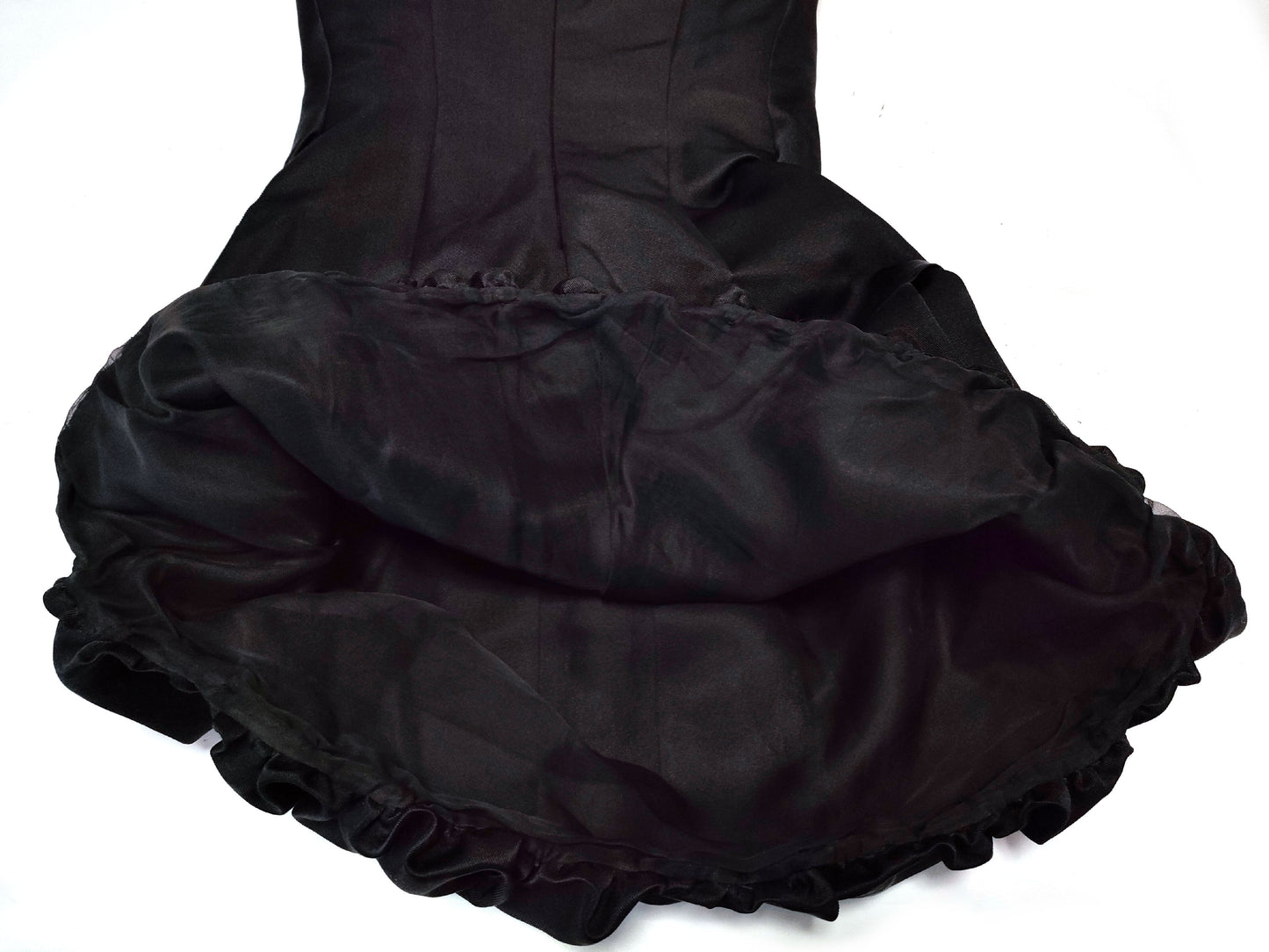 PRADA Black Ruffle Dress