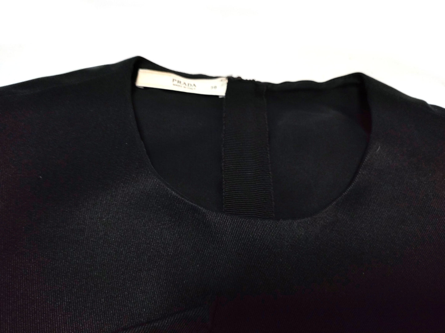 PRADA Black Ruffle Dress