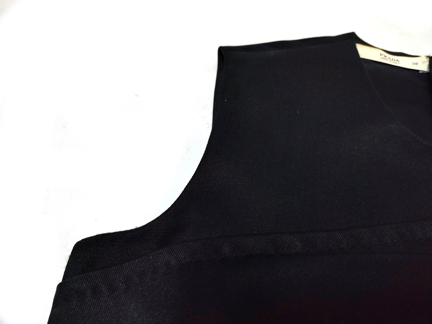 PRADA Black Ruffle Dress