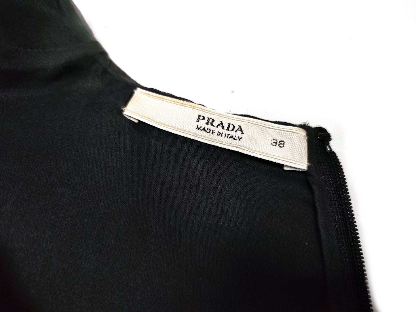 PRADA Black Ruffle Dress