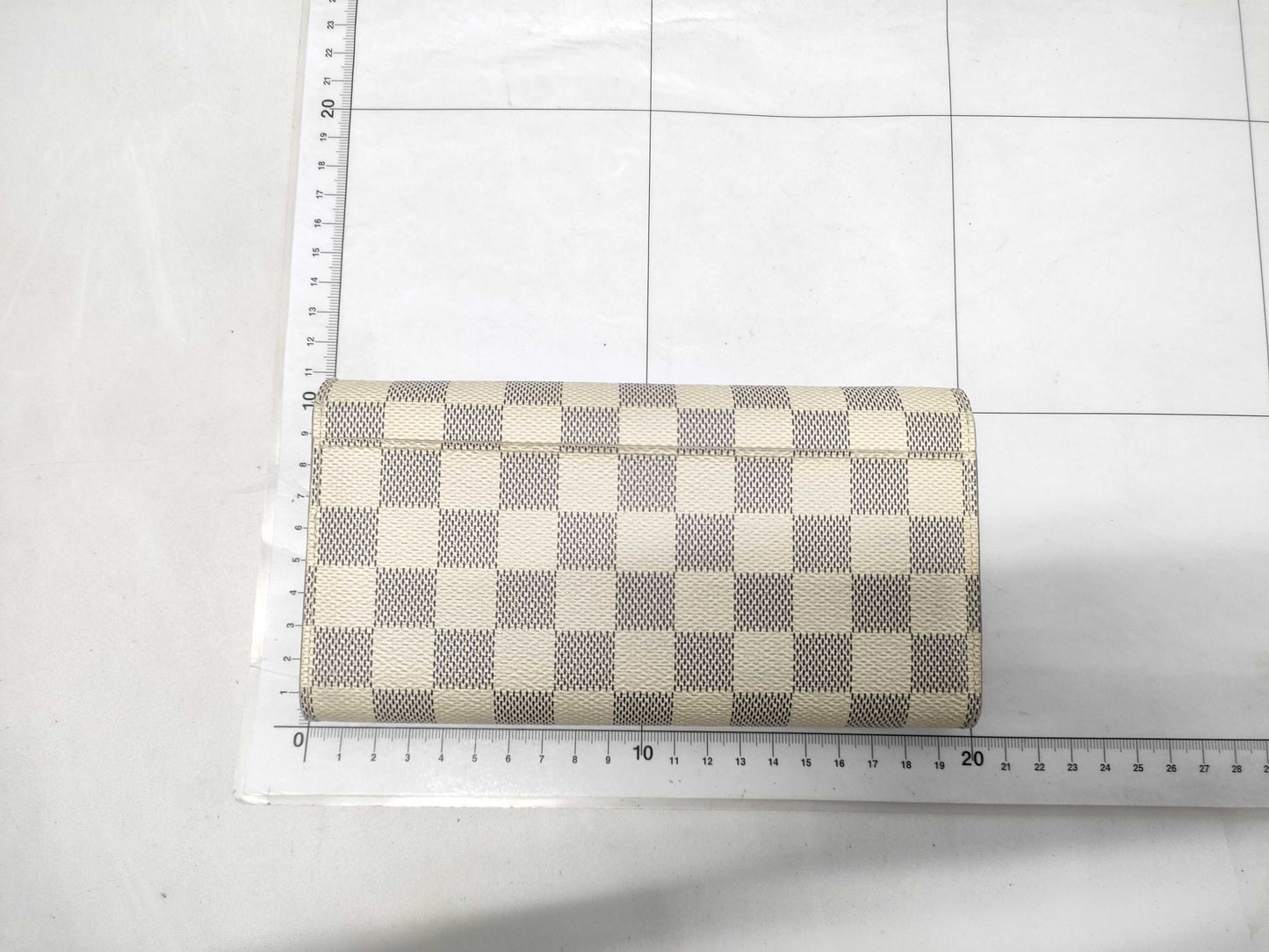 LOUIS VUITTON Damier Azur Portefeuille Sarah Wallet