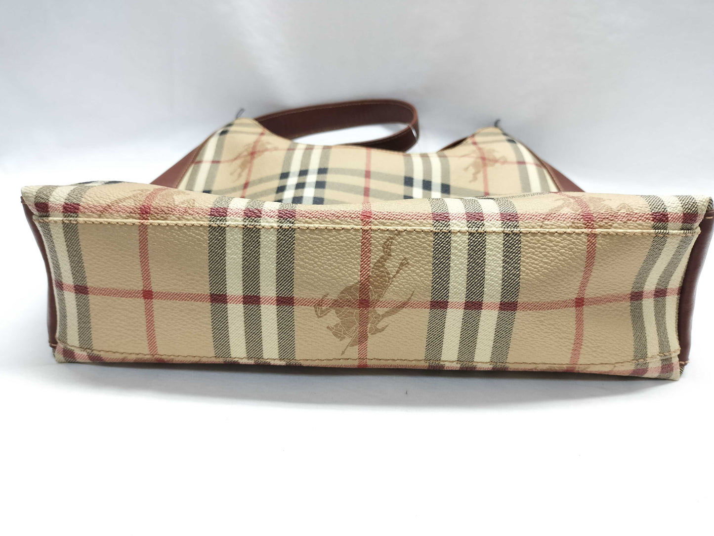 BURBERRY Nova Check PVC One-Shoulder Shoulder Bag