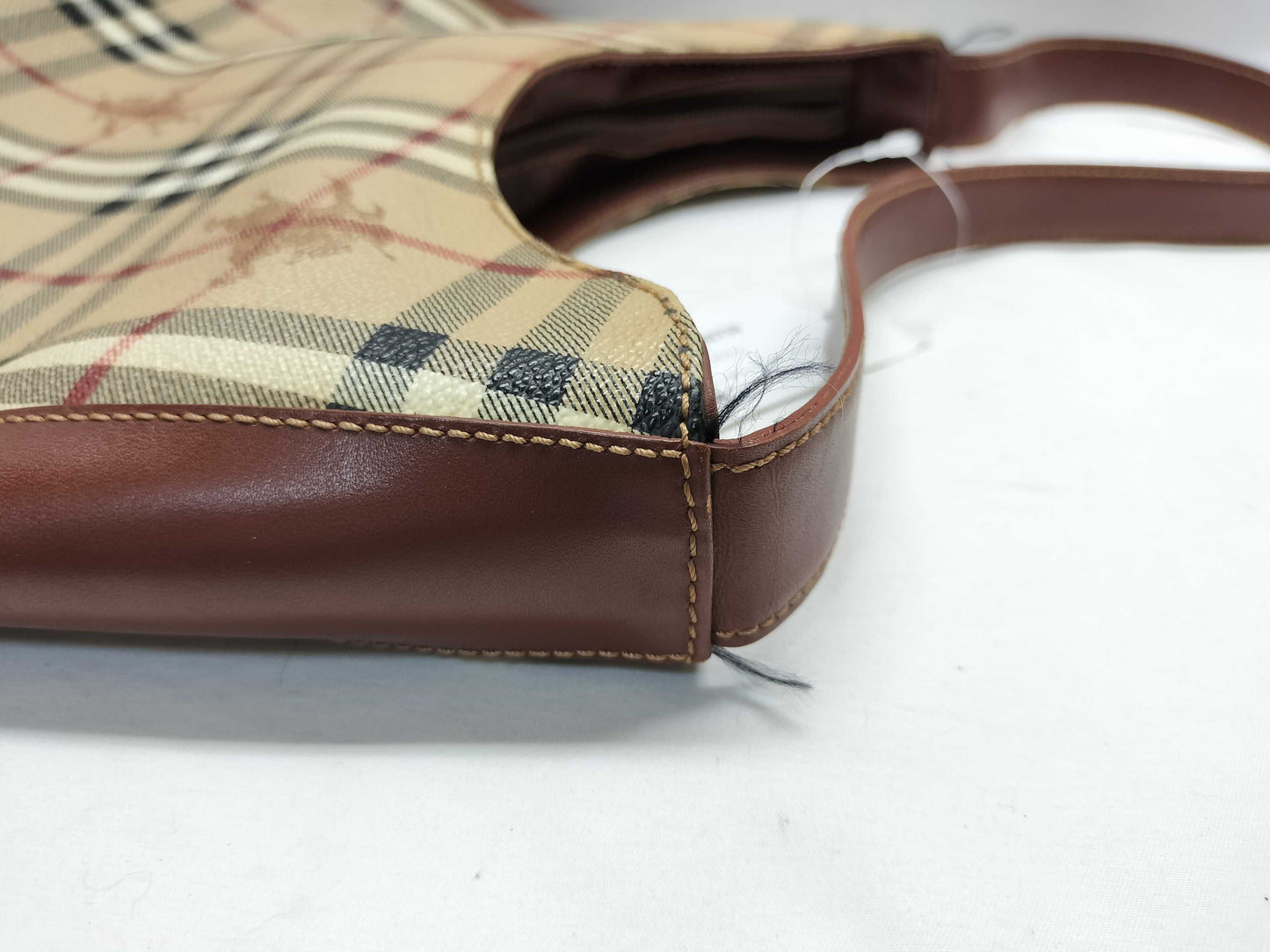BURBERRY Nova Check PVC One-Shoulder Shoulder Bag