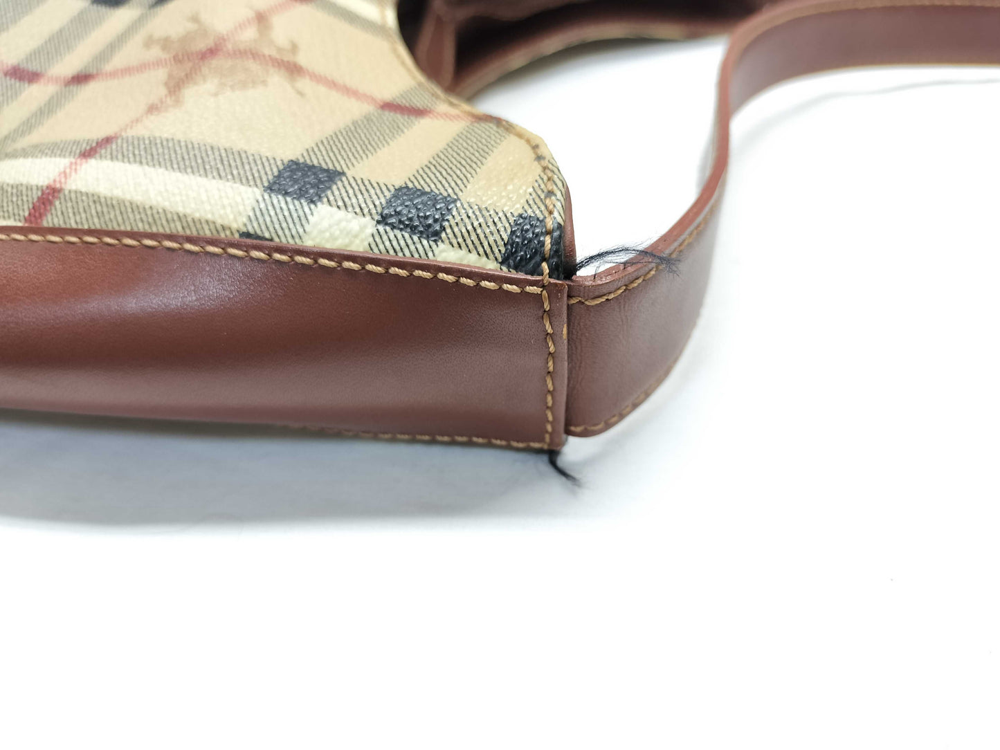 BURBERRY Nova Check PVC One-Shoulder Shoulder Bag