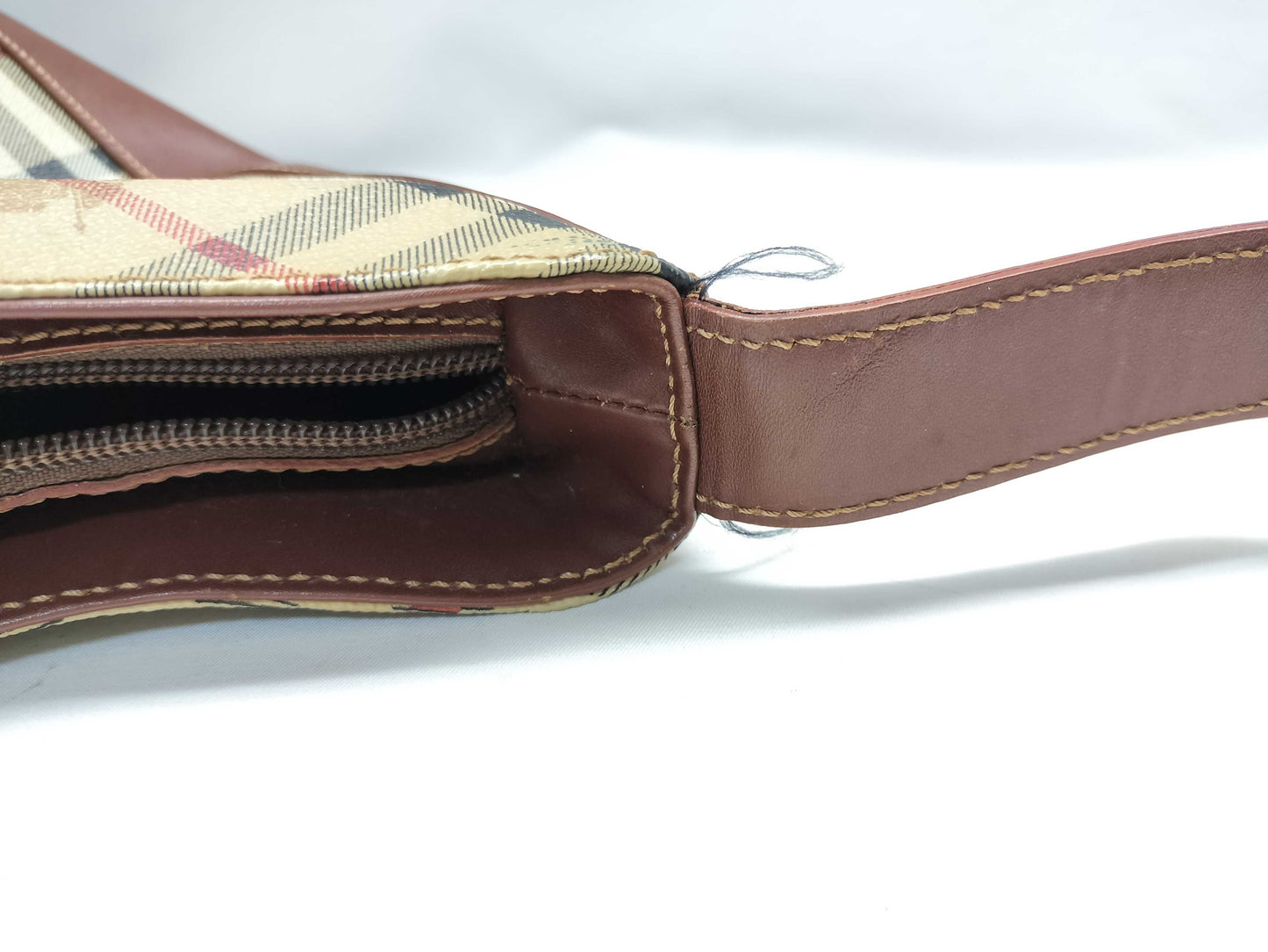 BURBERRY Nova Check PVC One-Shoulder Shoulder Bag