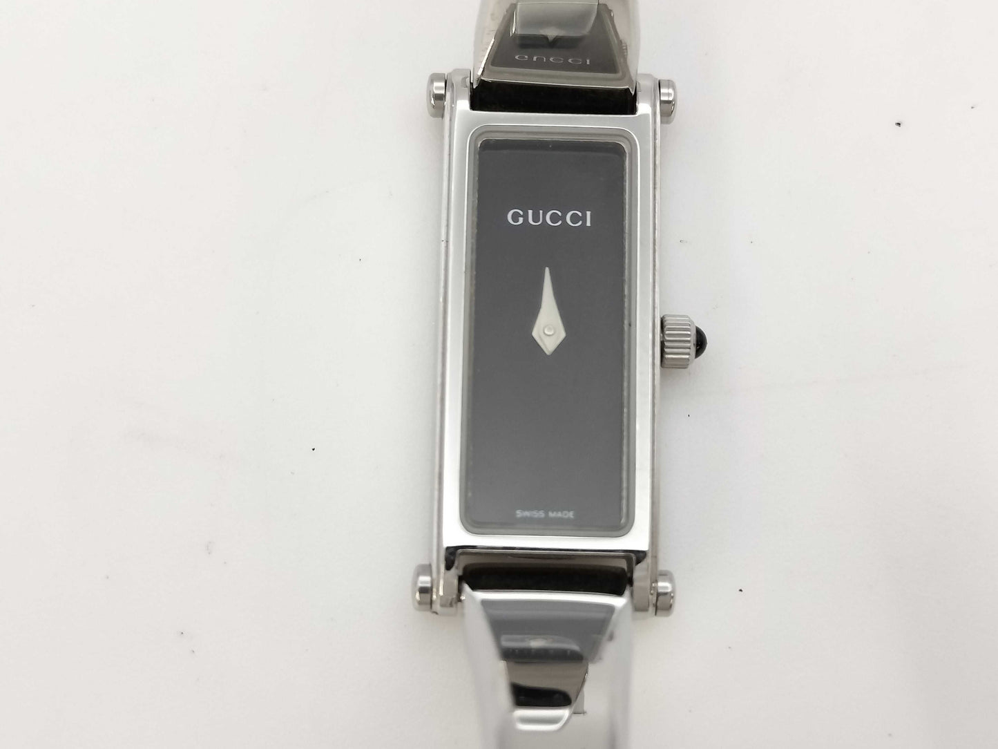 GUCCI 1500L/Black Letters/Silver/Boxed Women's Watch, Unused