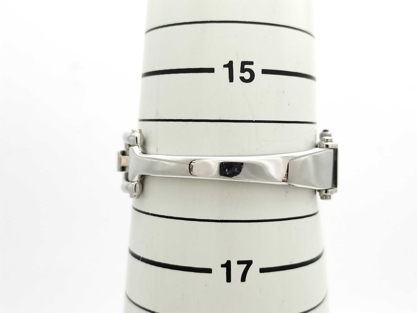 GUCCI 1500L/Black Letters/Silver/Boxed Women's Watch, Unused