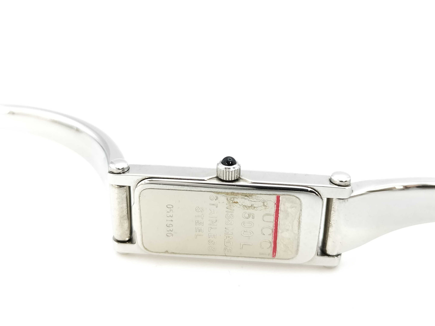 GUCCI 1500L/Black Letters/Silver/Boxed Women's Watch, Unused
