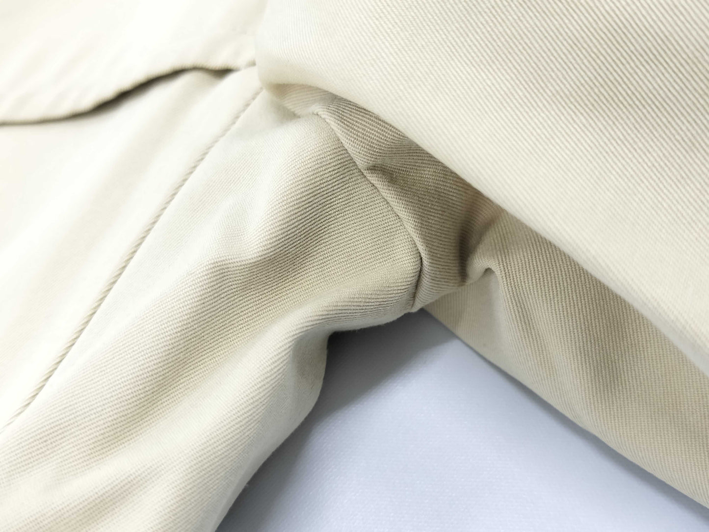 BURBERRY trench coat with torn sleeves