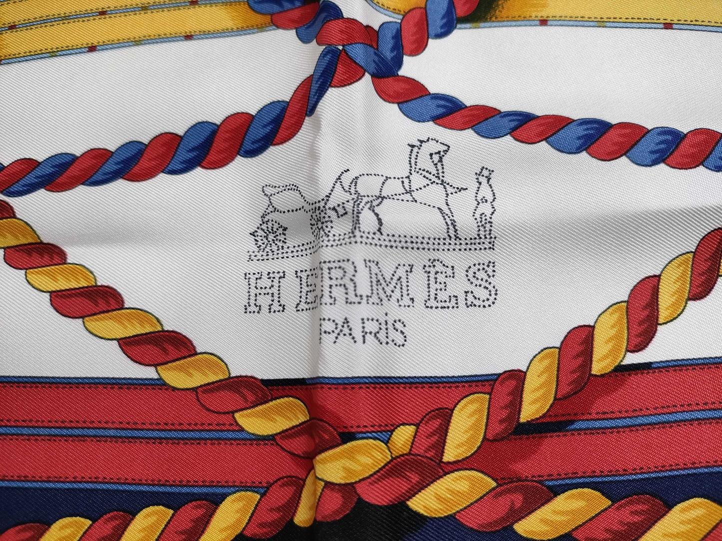 HERMES Carré GRANDE TENUE Horse Formal Scarf