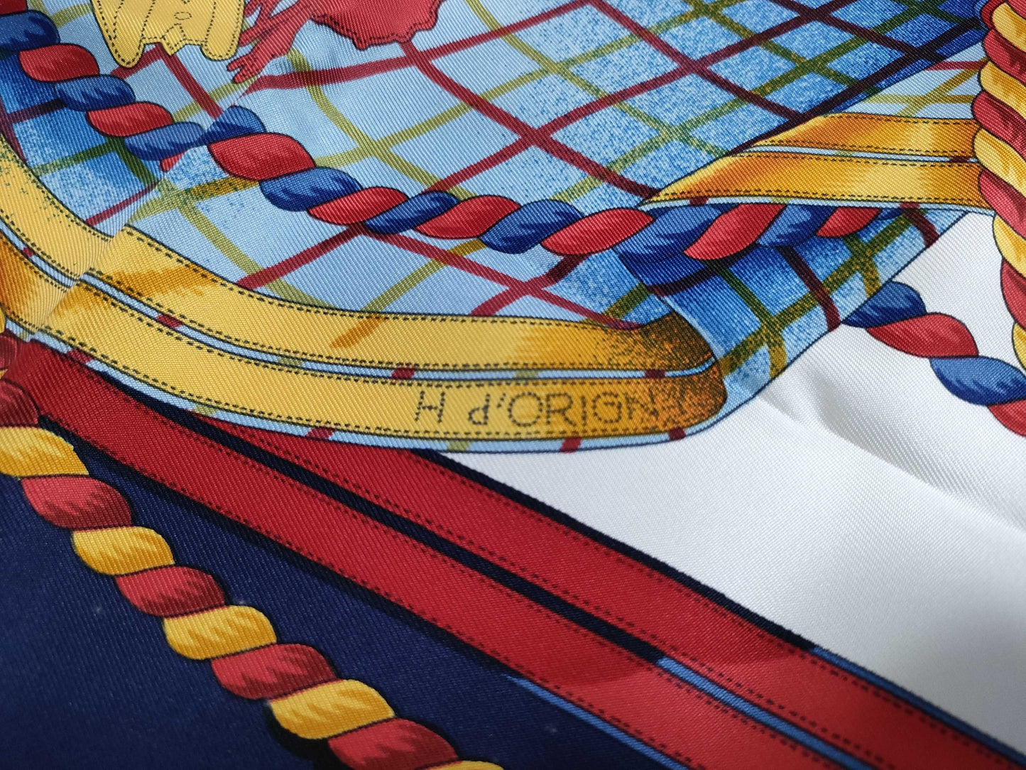 HERMES Carré GRANDE TENUE Horse Formal Scarf