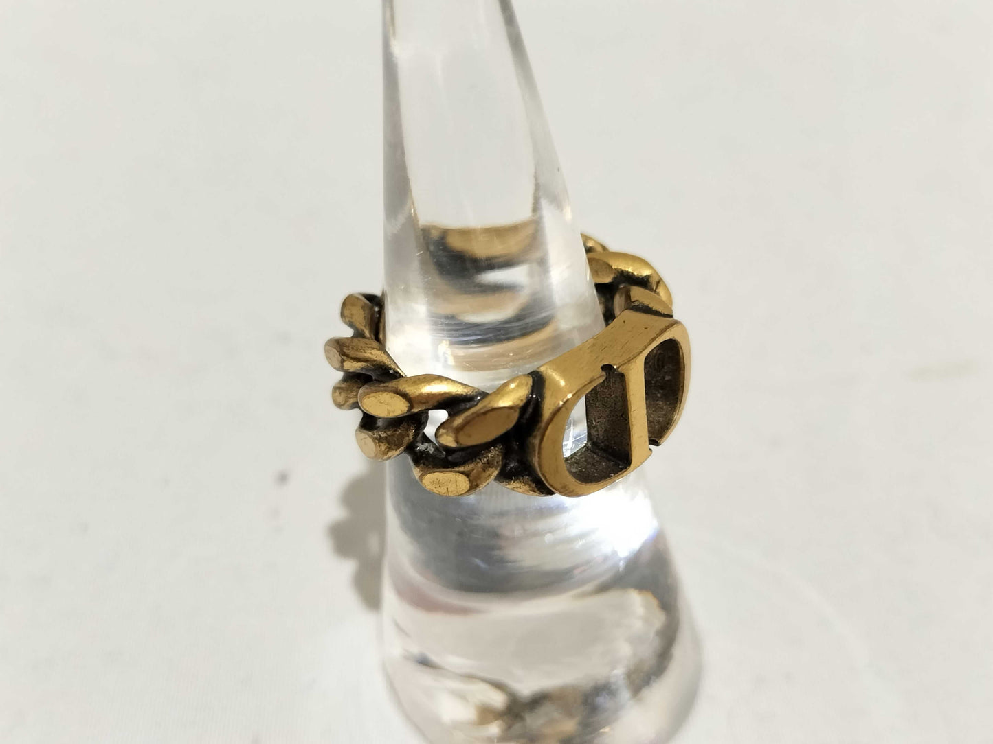 Dior CD logo ring