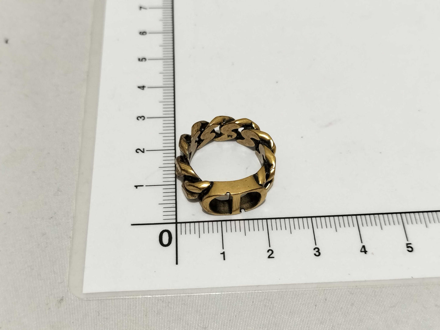 Dior CD logo ring