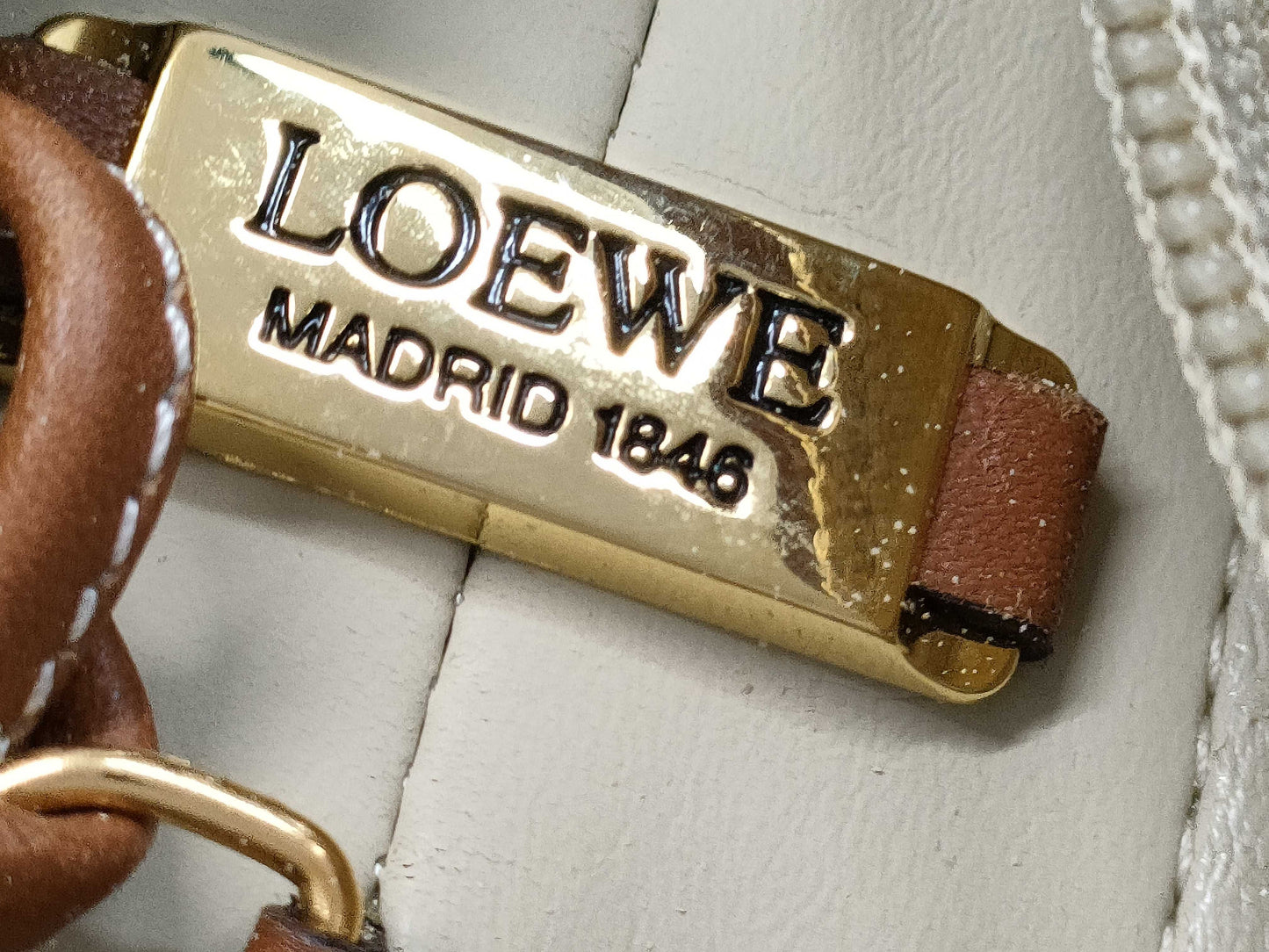 LOEWE Nylon and Leather One-Shoulder Shoulder Bag