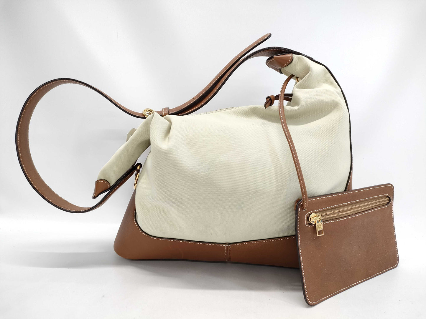 LOEWE Nylon and Leather One-Shoulder Shoulder Bag