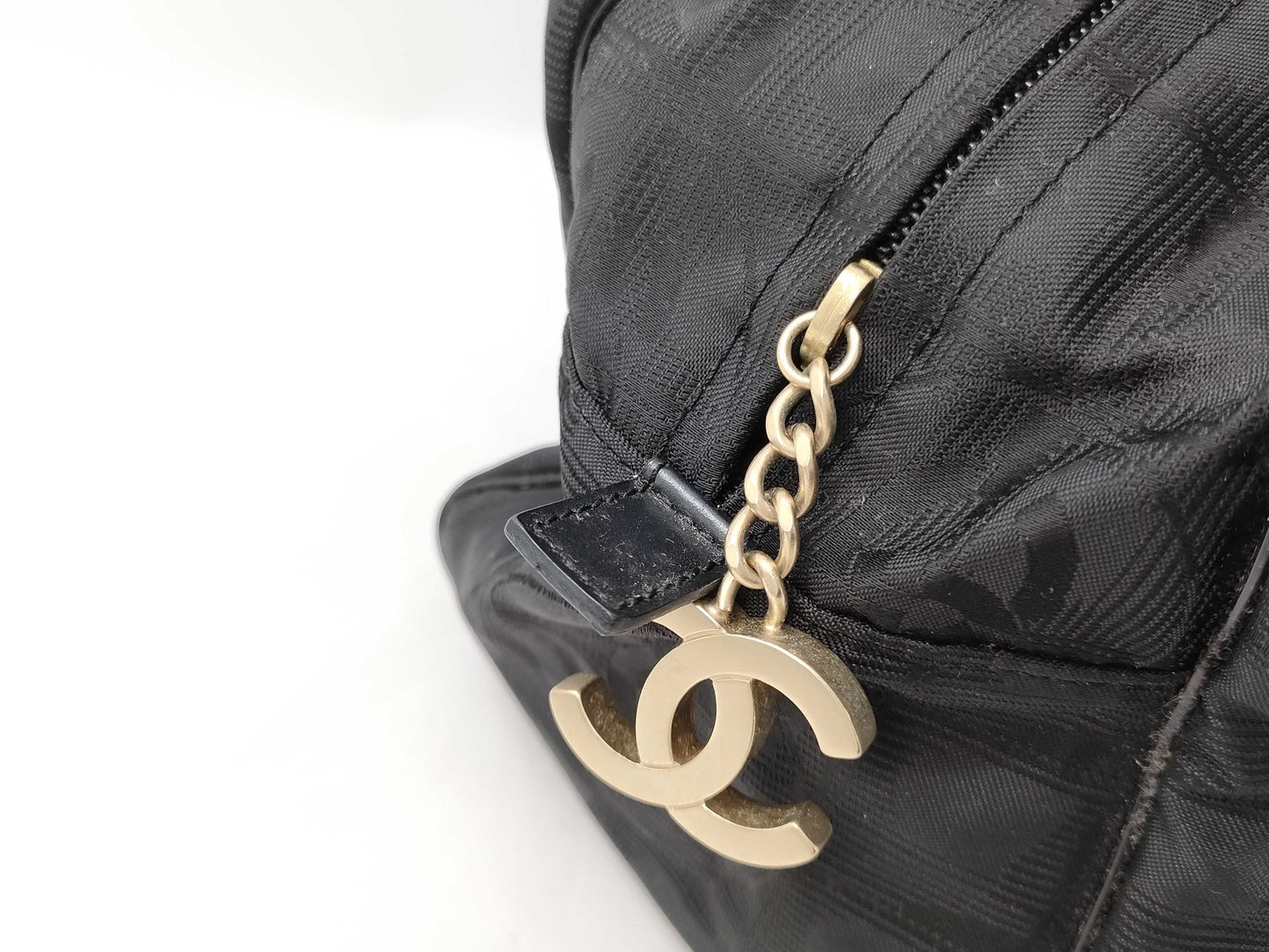 CHANEL New Travel Line Tote Bag Coco Mark Tote Bag