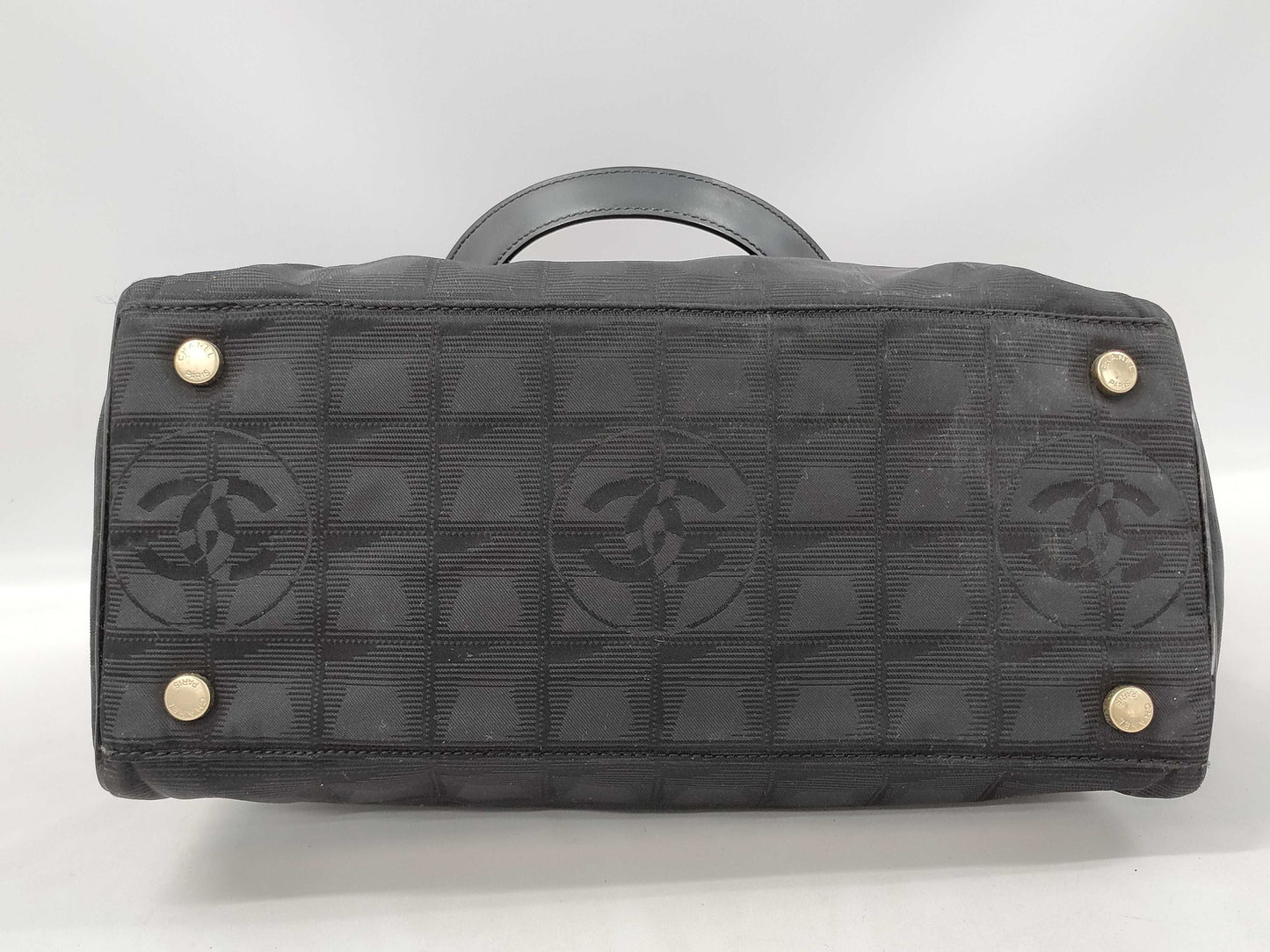 CHANEL New Travel Line Tote Bag Coco Mark Tote Bag