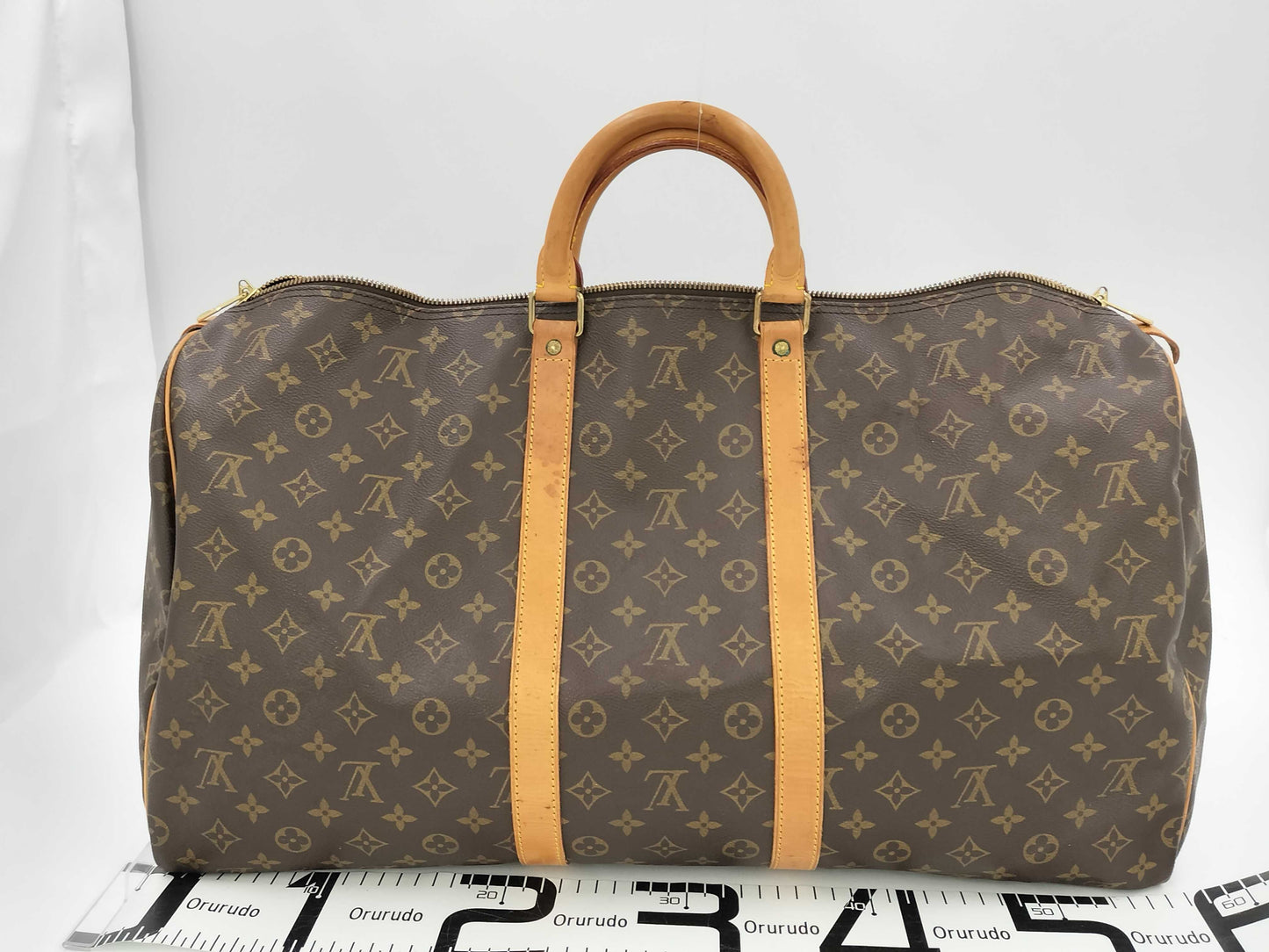LOUIS VUITTON Monogram Keepall 60 Boston Bag