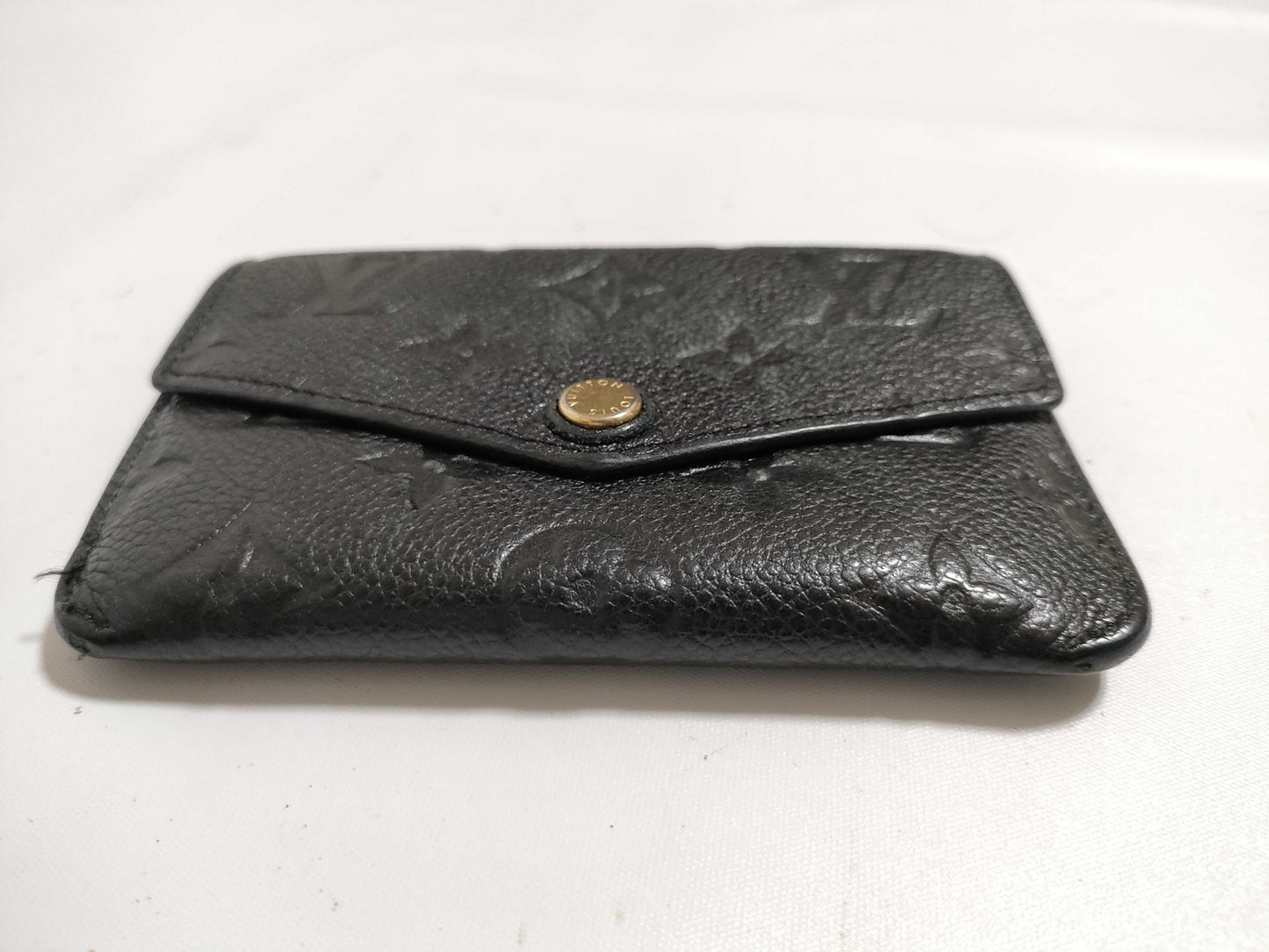 LOUIS VUITTON RFID Unverified Monogram Empreinte Pochette Cle M60633 Noir Coin Purse