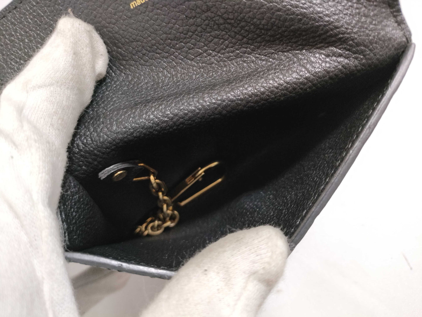 LOUIS VUITTON RFID Unverified Monogram Empreinte Pochette Cle M60633 Noir Coin Purse