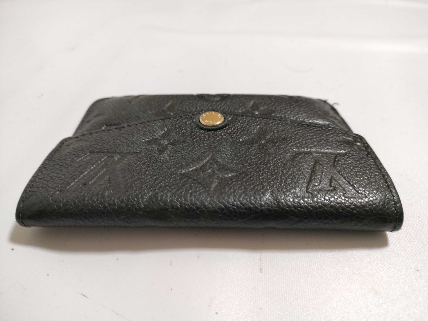 LOUIS VUITTON RFID Unverified Monogram Empreinte Pochette Cle M60633 Noir Coin Purse
