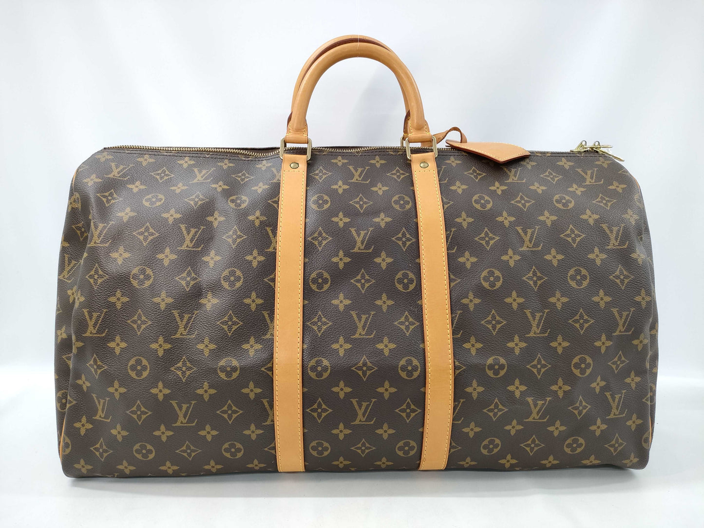 LOUIS VUITTON Monogram Keepall 55 Boston Bag