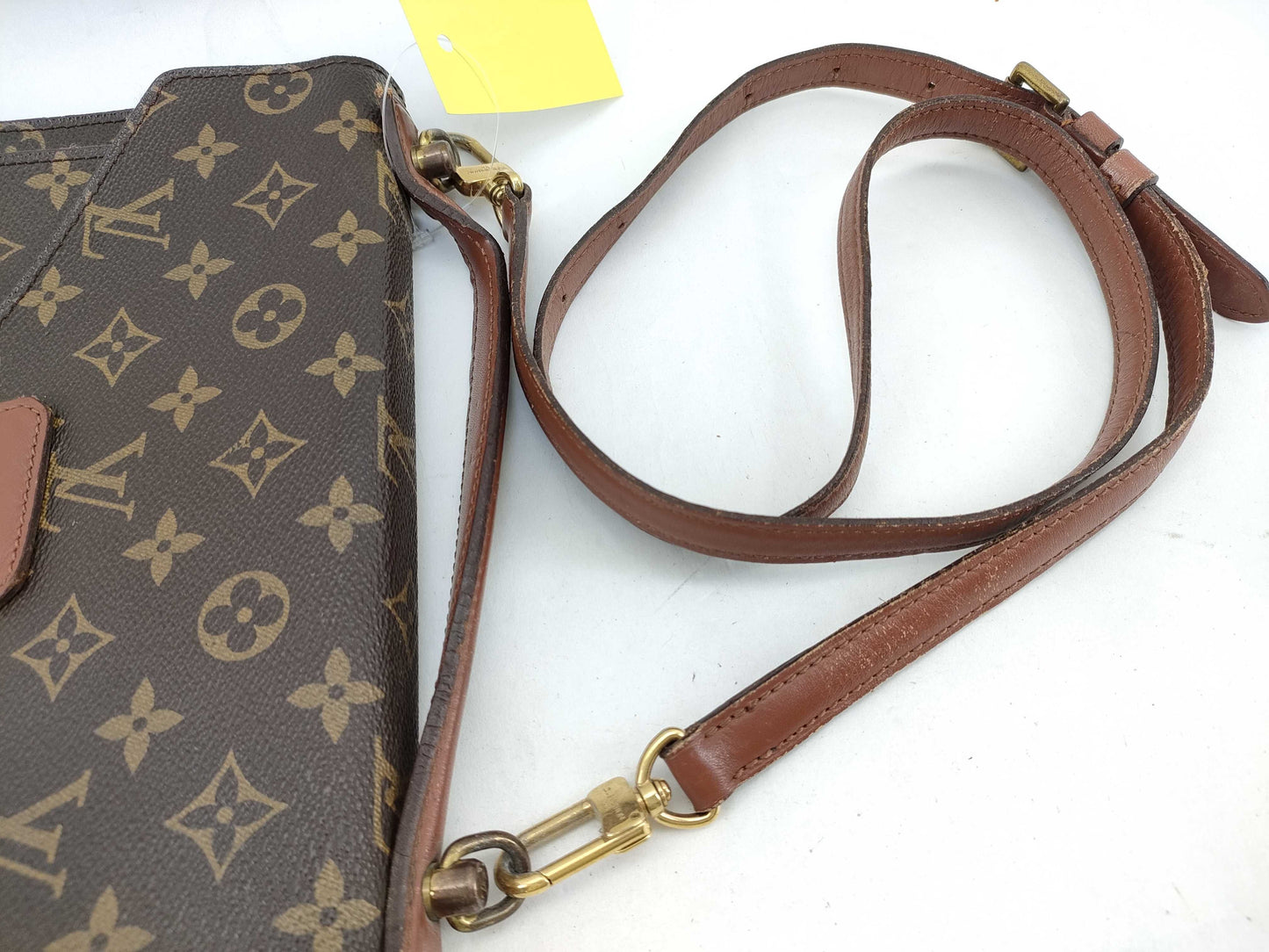 LOUIS VUITTON 864VI Monogram M51185 Monceau Shoulder/Key Handbag