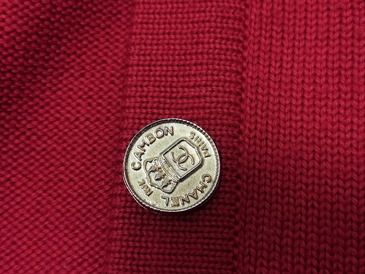 CHANEL Chanel/Knit/Set-up/Red Other Apparel