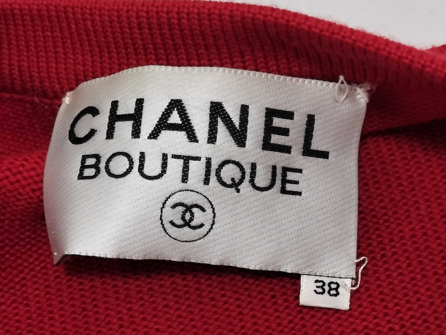 CHANEL Chanel/Knit/Set-up/Red Other Apparel