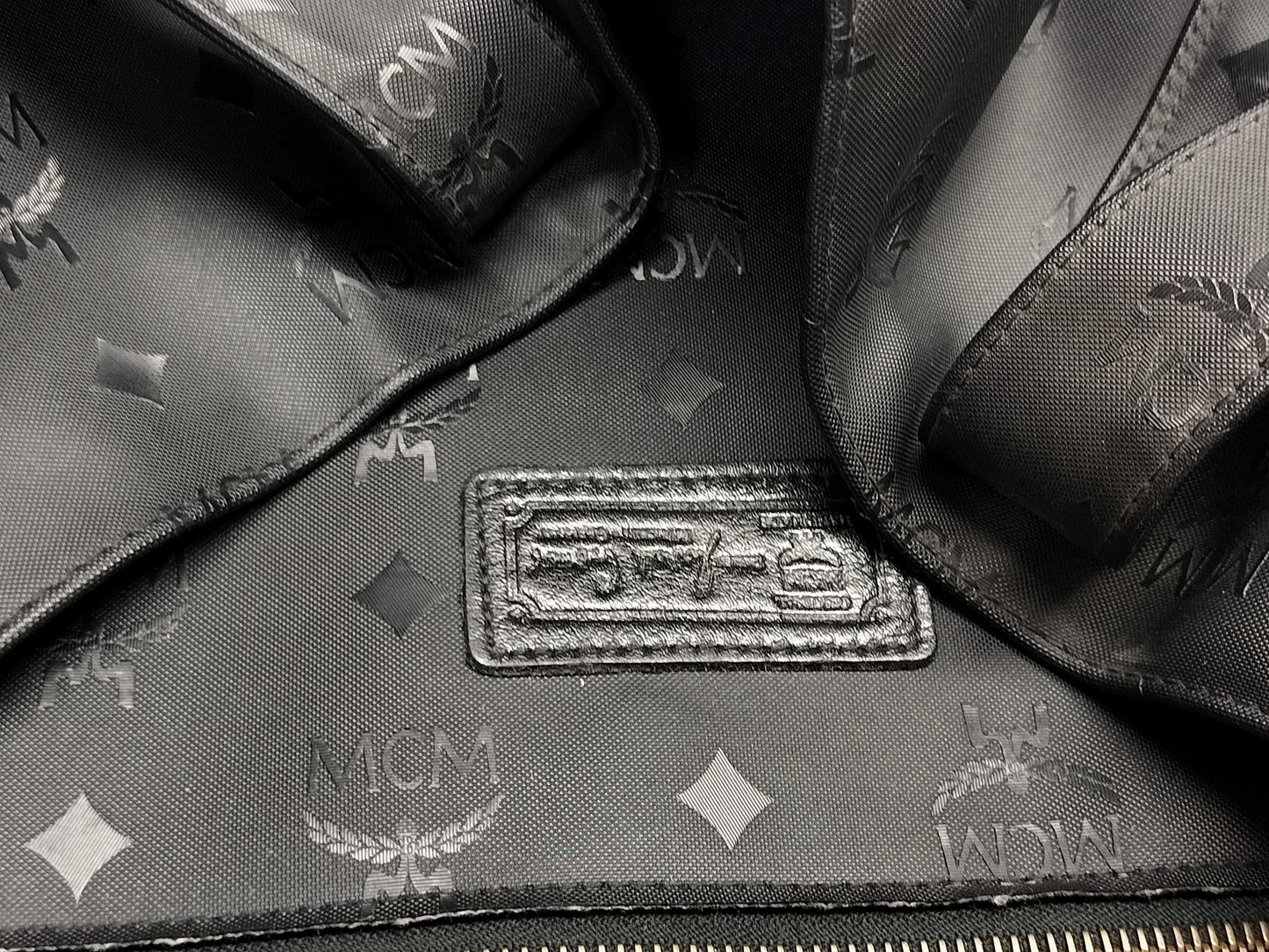 MCM nylon tote bag
