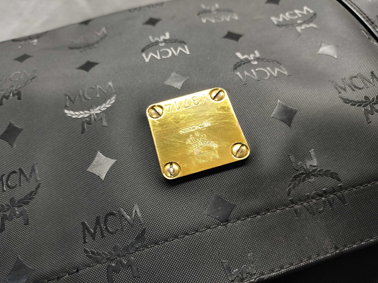 MCM nylon tote bag