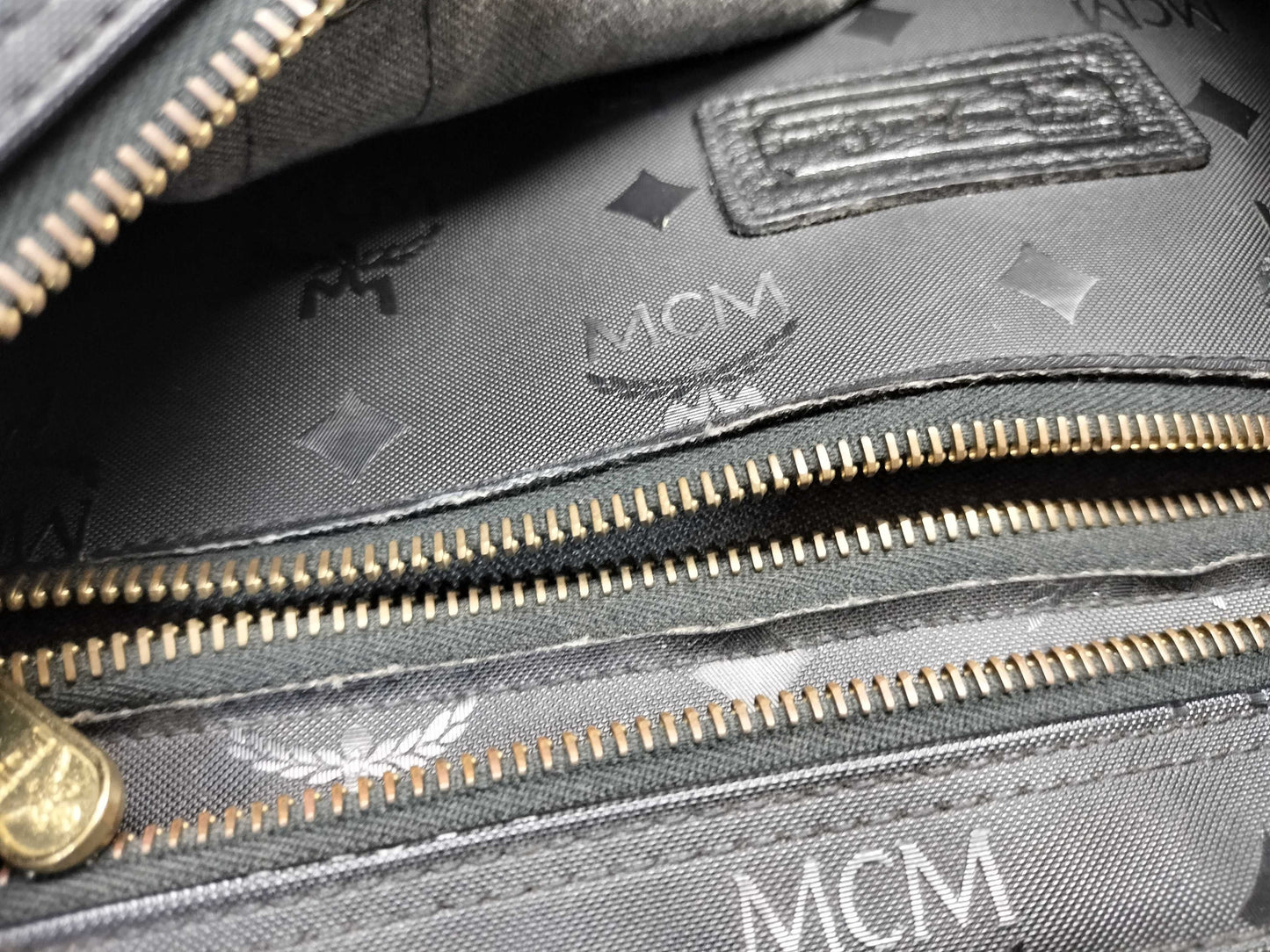 MCM nylon tote bag
