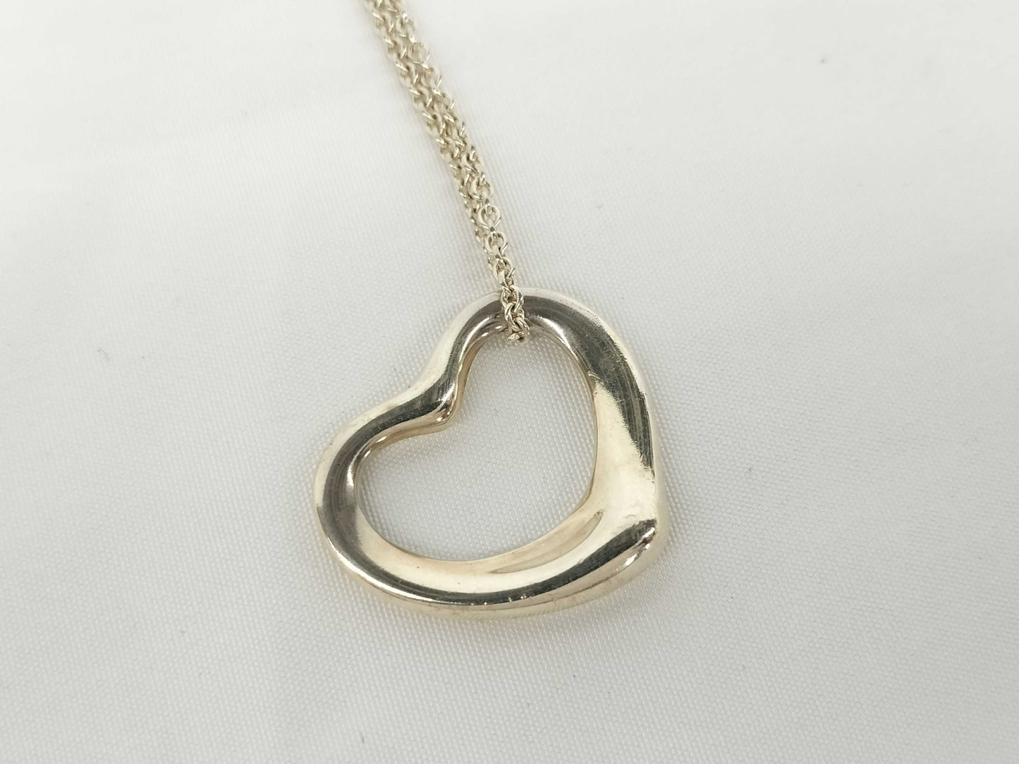 Tiffany & Co. Open Heart Necklace 925 Necklace