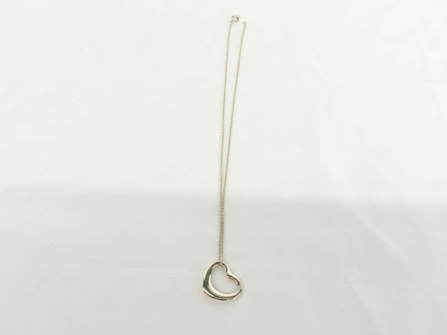 Tiffany & Co. Open Heart Necklace 925 Necklace