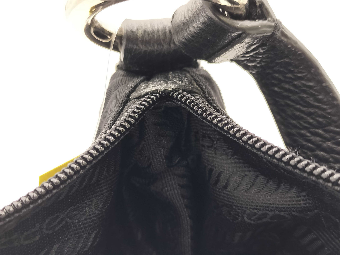 PRADA Prada nylon and leather handbag, black