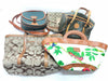 5 COACH tote bags, including Coach and Kenzo