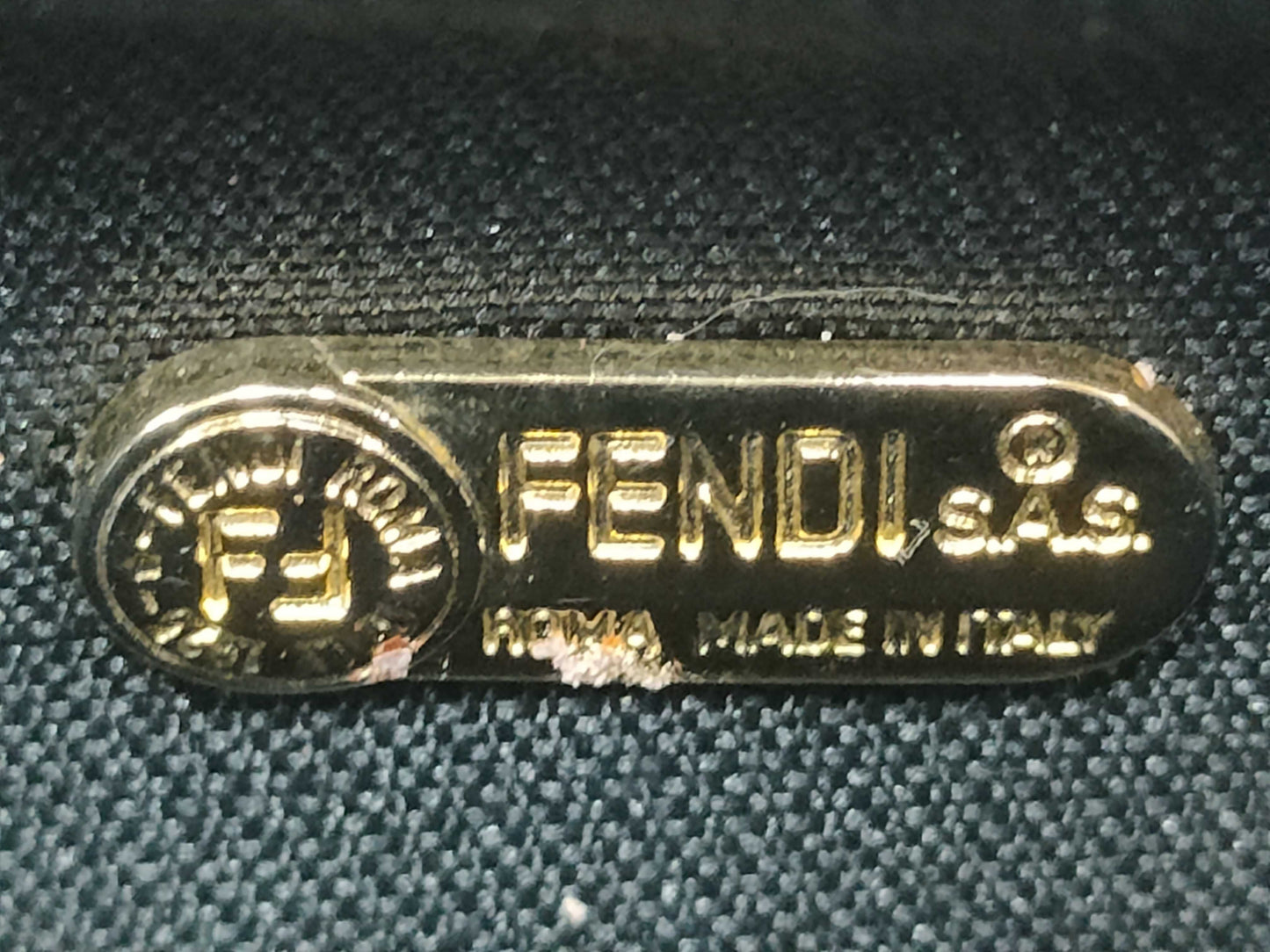 FENDI Pecan Print Mini Boston Bag Boston Bag