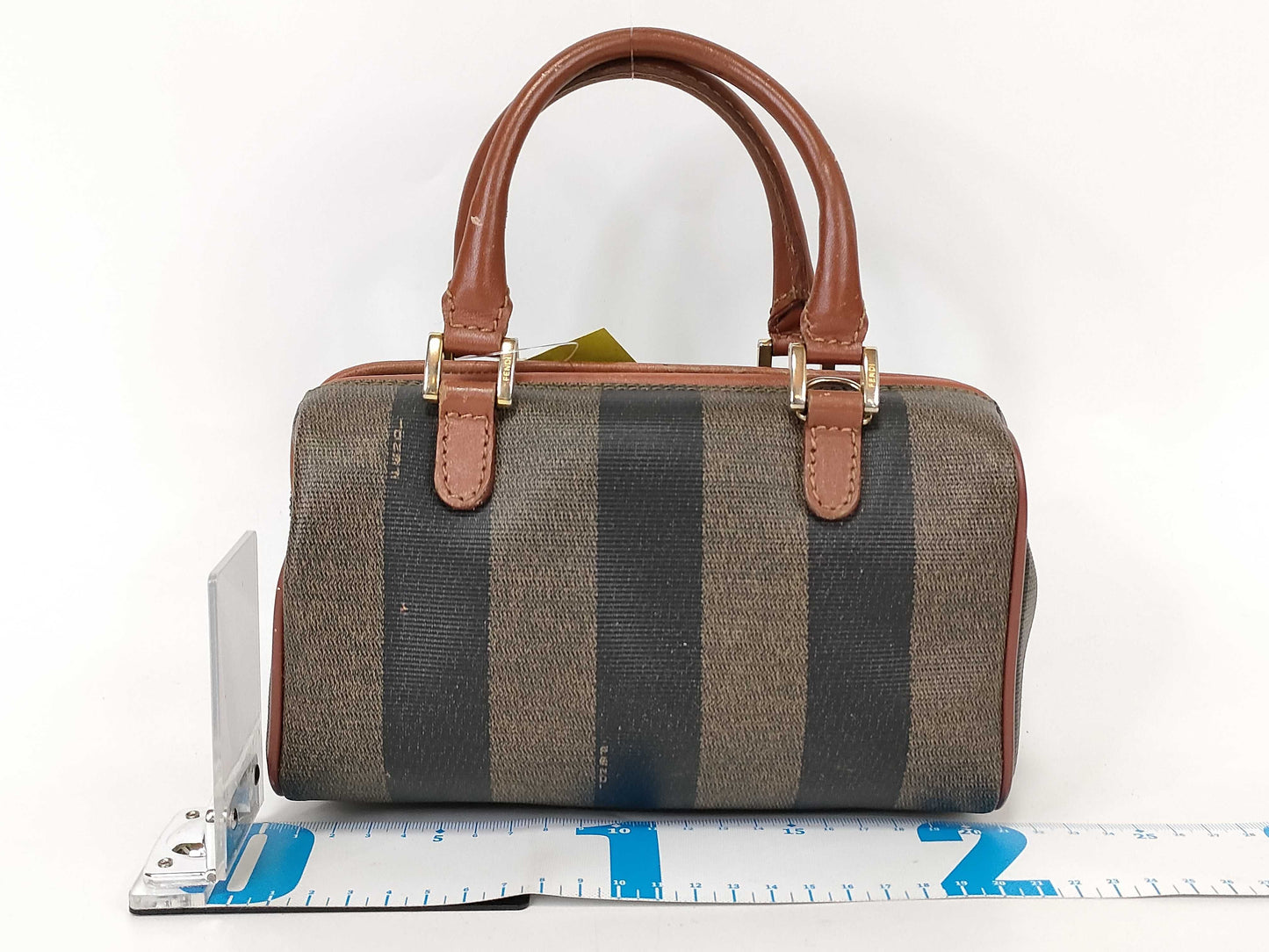 FENDI Pecan Print Mini Boston Bag Boston Bag