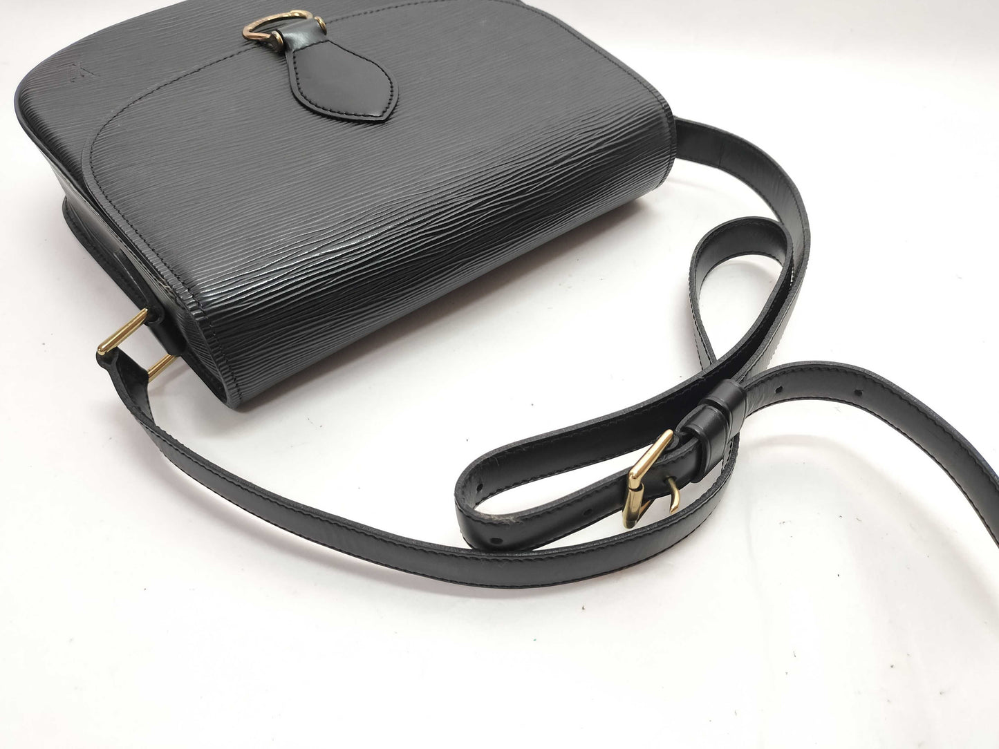 LOUIS VUITTON TH 0947 Epi Saint-Cloud Noir Shoulder Bag