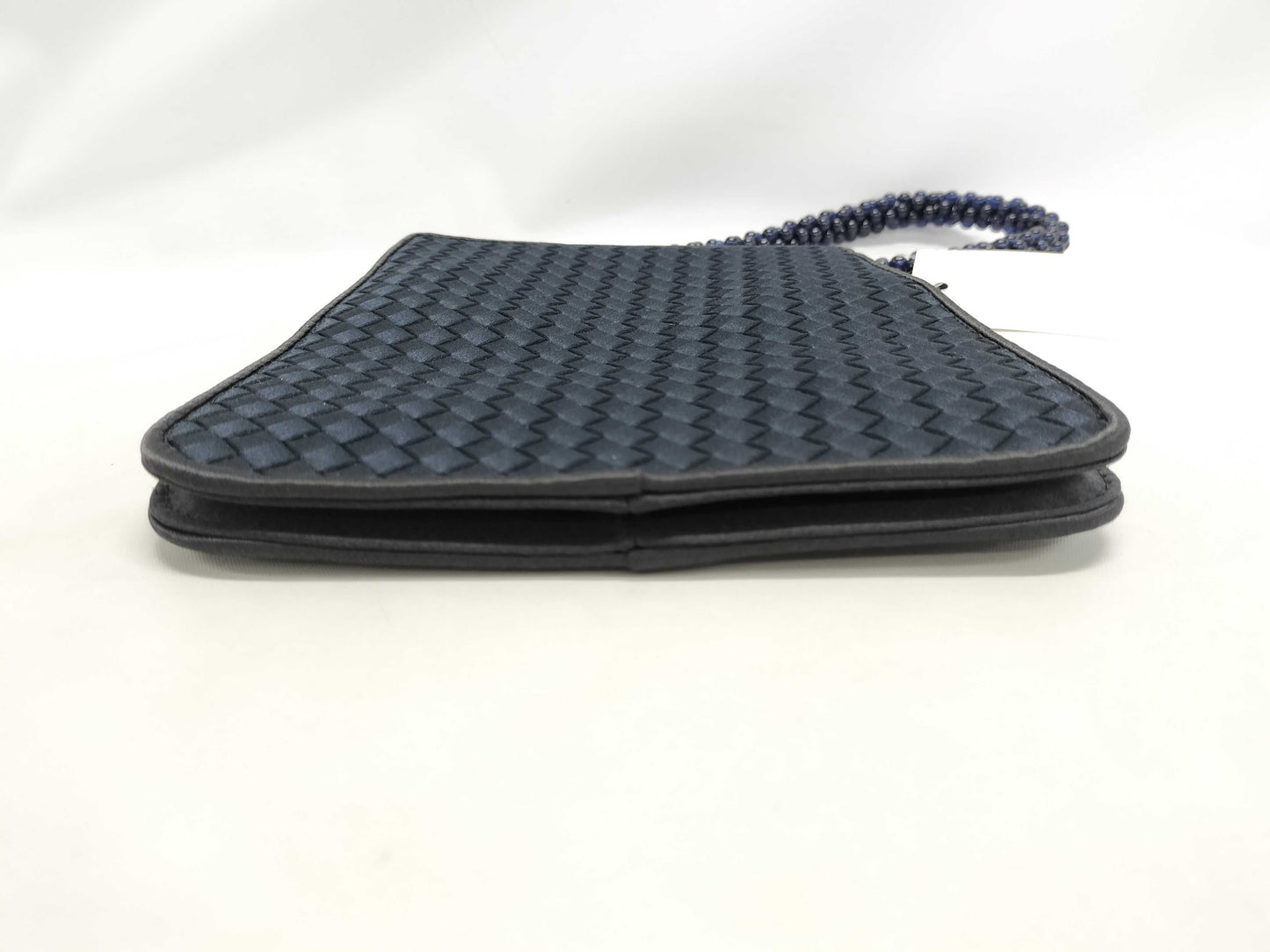 BOTTEGA VENETA Intrecciato Satin Handbag with Beads