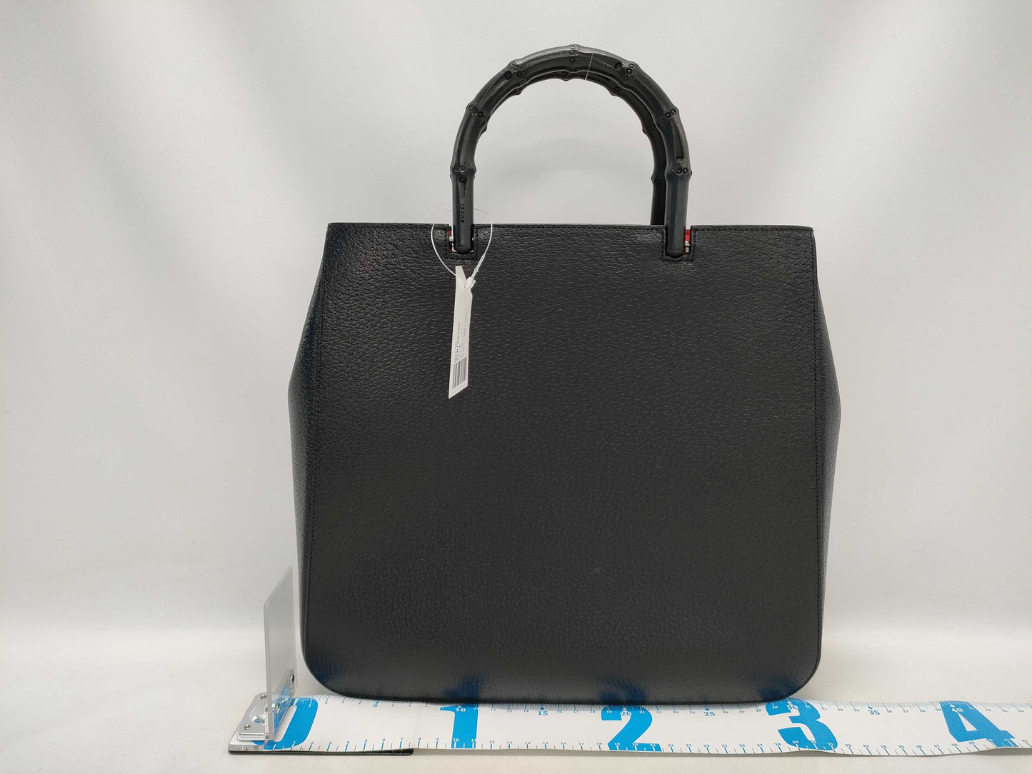 GUCCI Bamboo Leather 002-1060 Handbag