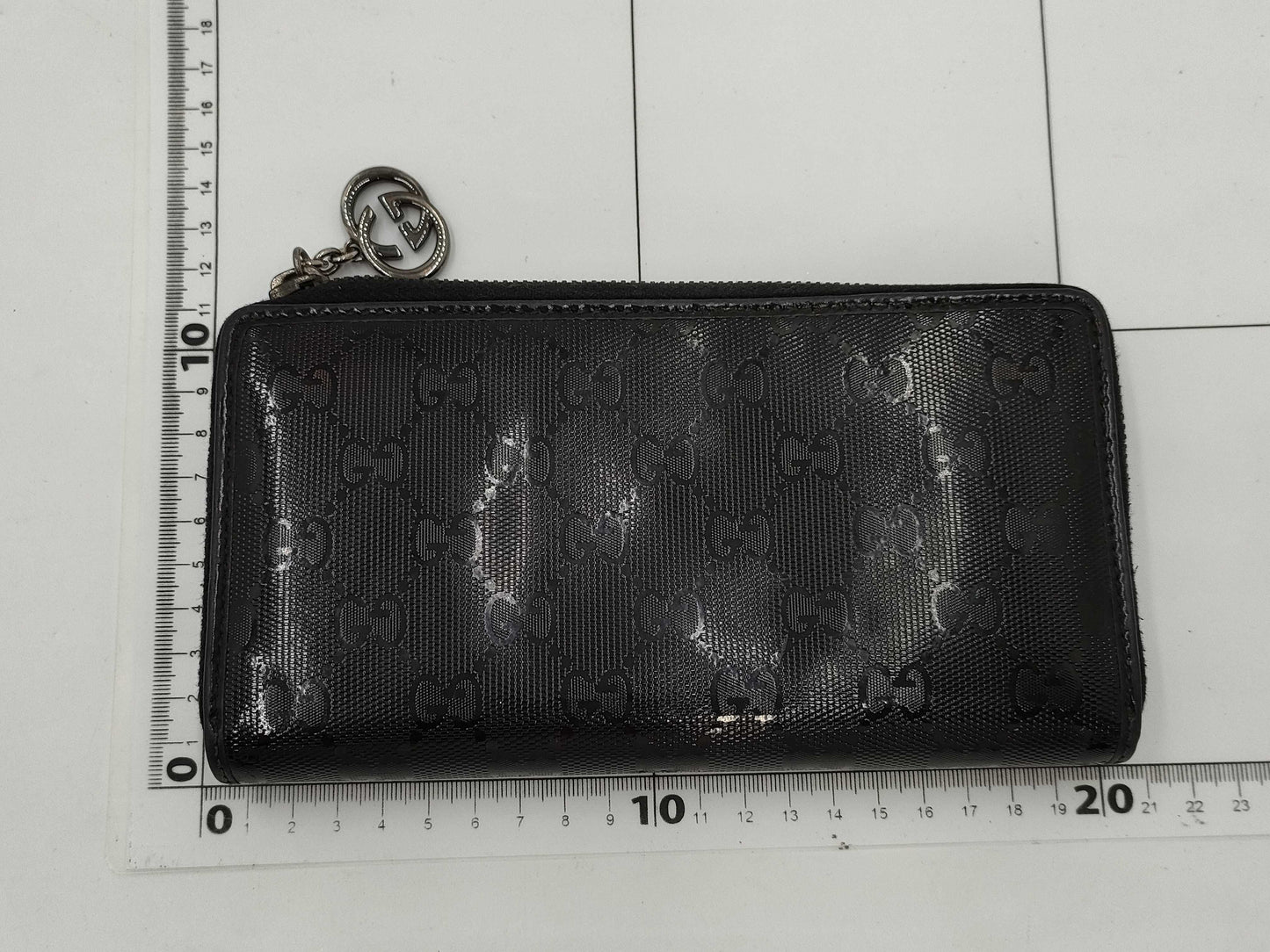 GUCCI Guccissima Long Wallet Shima Wallet