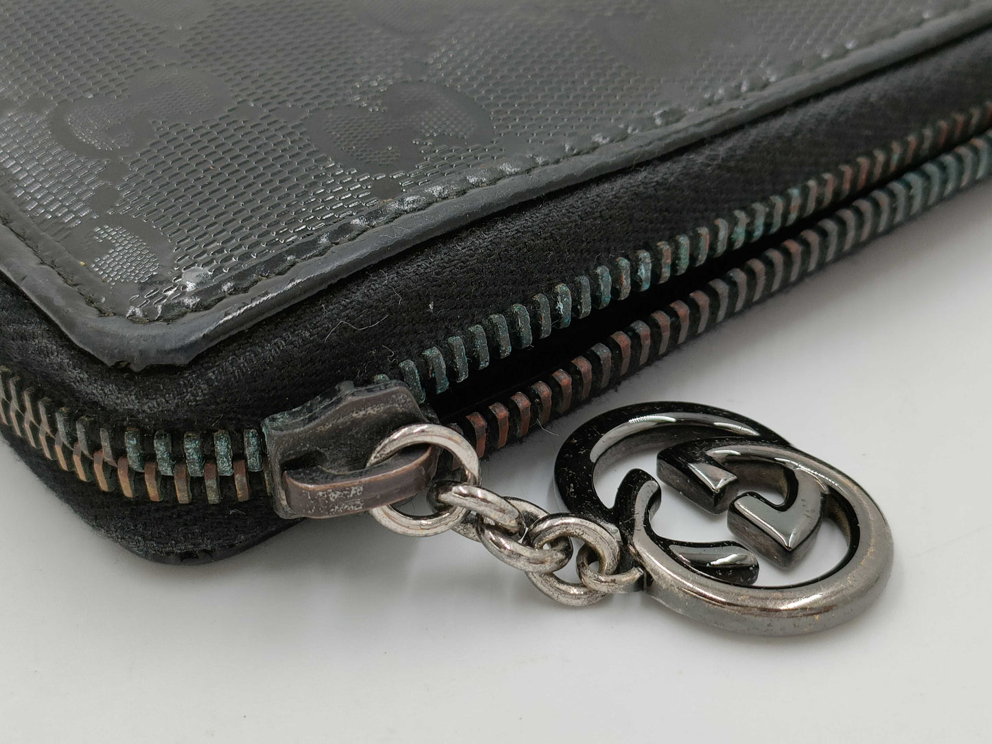 GUCCI Guccissima Long Wallet Shima Wallet