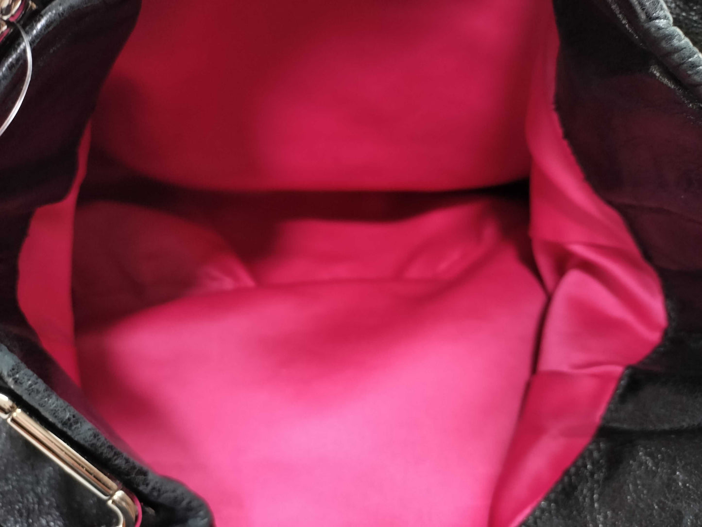 Miu Miu Leather/Silver Hardware/Hand/One-Shoulder/Gathered Handbag