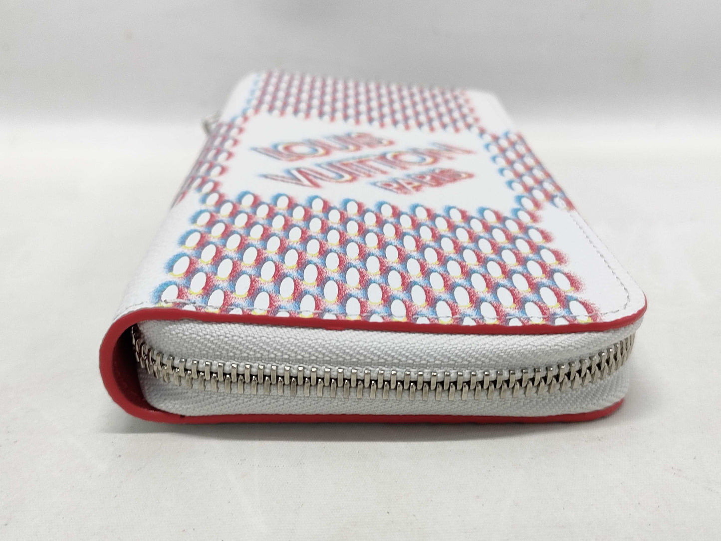 LOUIS VUITTON Damier Spray Zippy Wallet Vertical Wallet