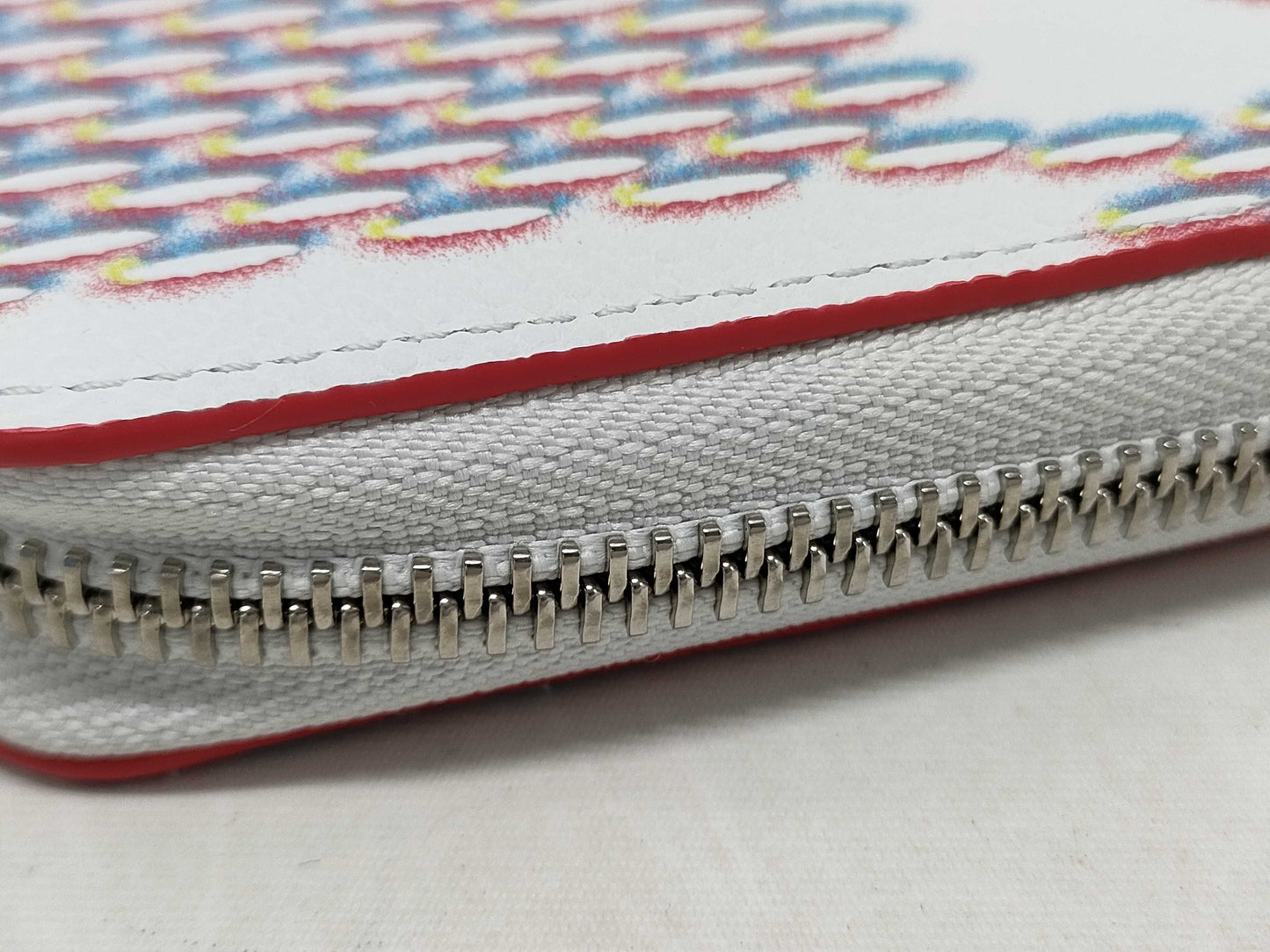 LOUIS VUITTON Damier Spray Zippy Wallet Vertical Wallet