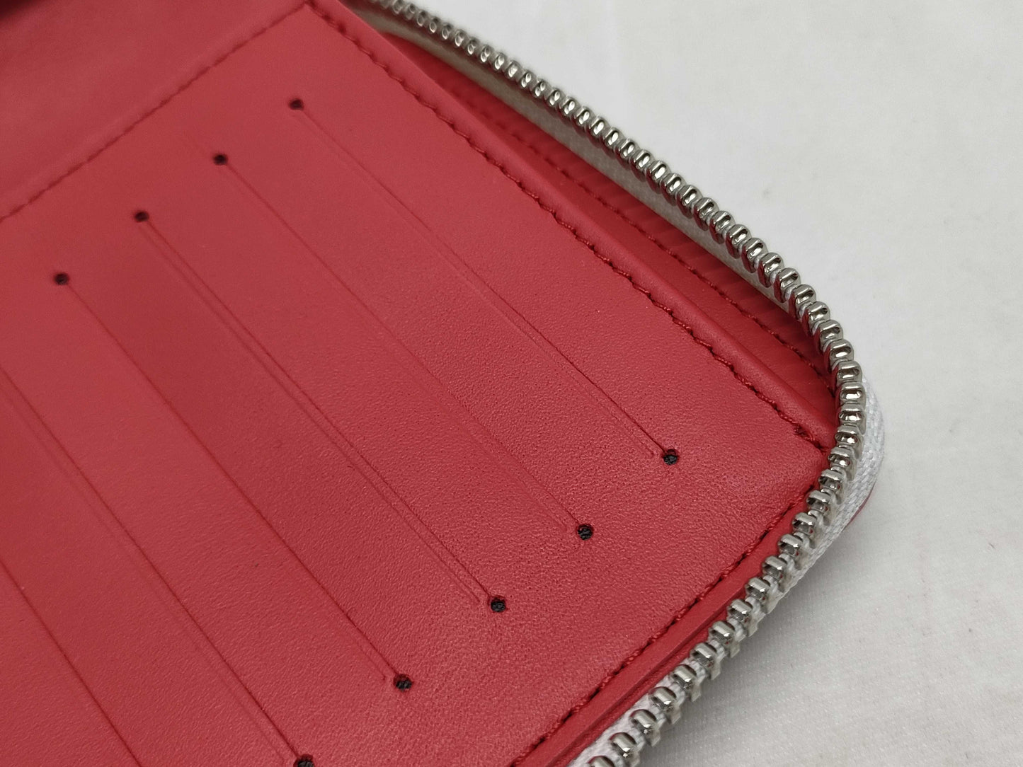 LOUIS VUITTON Damier Spray Zippy Wallet Vertical Wallet