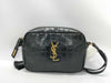 Yves Saint Laurent Croco Embossed Shoulder Bag